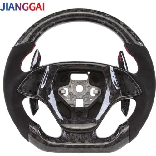 Forged Carbon Fiber Steering Wheel Fit For Chevrolet C7 2014-2018 Model