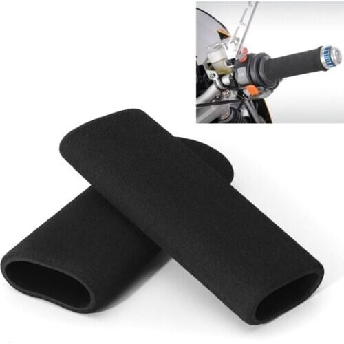 Anti Slip Motorcycle Handle Grip Cover 12cm Motorbike Slip on Foam Handlebar Grip Lever Anti Vibration Handlebars Grip Cover