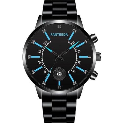 Relogio Masculino Watches Men Fashion Sport Stainless Steel Case Alloy Steel Strap Watch Quartz Business Wristwatch Reloj Hombr