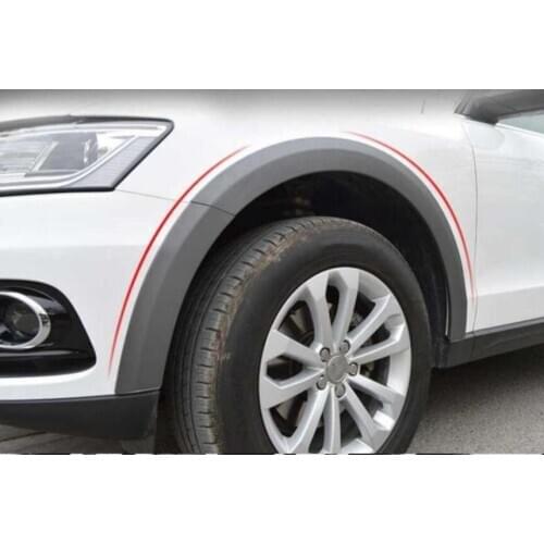 Fender Flares Wheel Arch Eyebrows Wide Strip Covers Wheel arch wheel eyebrow quality plastic scuff plate For Audi Q5 2010-2017