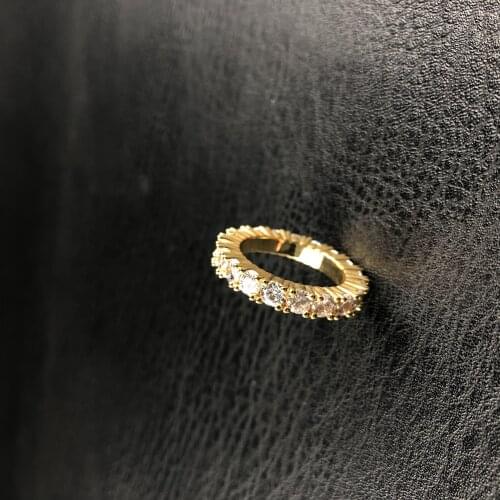 Single Layer Diamond Band Ring
