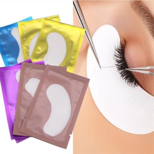 10Pairs New Eyelash Pad Gel Patch Grafting Eyelashes Under Eye Patches For Eyelash Extension Paper Sticker Wraps Makeup Tools