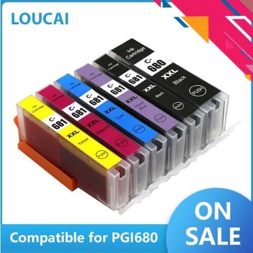 PGI 680 CLI 681 Compatible for pgi680 cli681 ink cartridge for Canon for PIXMA TR7560 TR8560 TS6160 TS8160 TS9160 printer