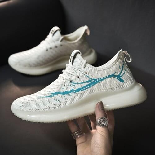 Professional Men All-match Running Shoes Breathable Mesh Sneakers Air Cushion Sport Shoes Outdoor Light Jogging Shoes Zapatillas