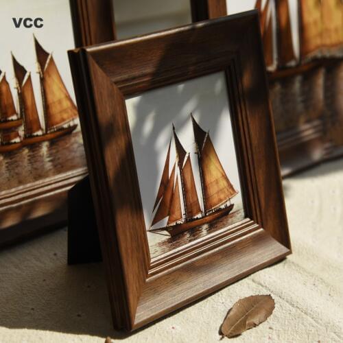 Retro Nature Wooden Picture Frame Photo Wood Frame Wall Hanging Photo Frame Poster Frames For Pictures Wall Art