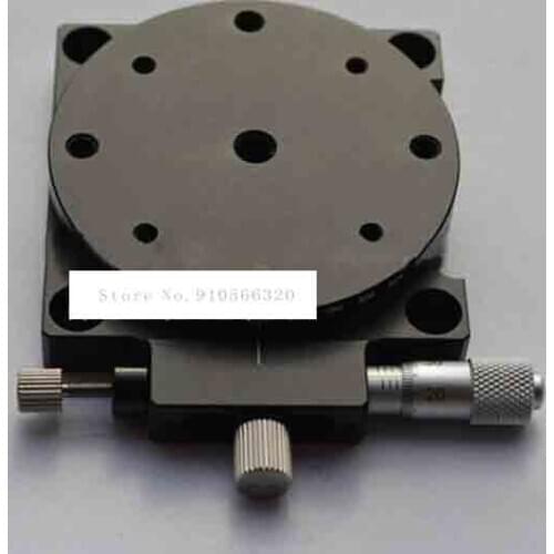Manual Rotating Platform RS60-L High Precision R-axis Adjustment Rotary Tester Sliding Table Load 29.4N (3kgf) 60MM Hot Selling
