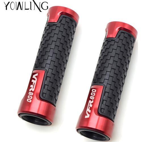 Motorcycle handlebar grip handle bar grips FOR HONDA VFR800 1998-2017 1999 2000 2001 VFR 800 2010 2011 2012 2013 2014 2015 2016