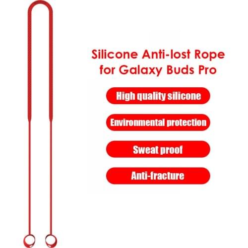 Silicone Anti Lost Strap Earphones Neck Rope for SAMSUNG Galaxy Buds Pro Hanging Neck Rope Sweatproof Waterproof Sport Access