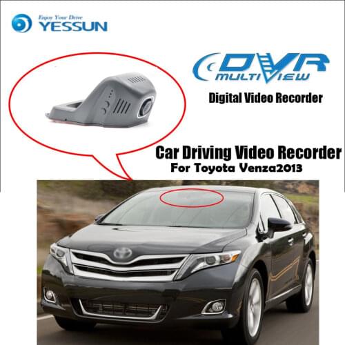 YESSUN Car DVR Driving Video Recorder Mini Control APP Wifi Camera Registrator Dash Cam Night Vision for Toyota Venza2013