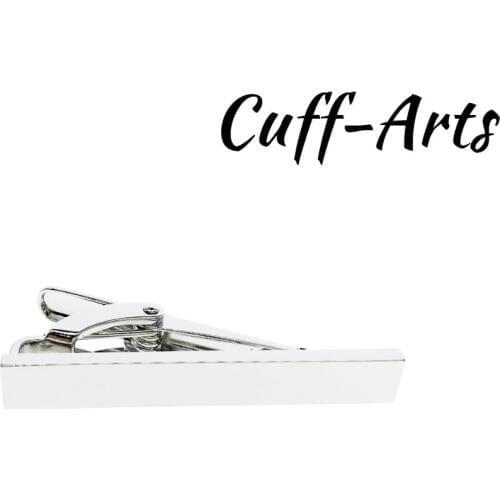 Tie Clip For Men Classic Men Short Tie Clip 40mm Silver Color Male Business Gift for Mens Jewelry by Cuffarts T20021
