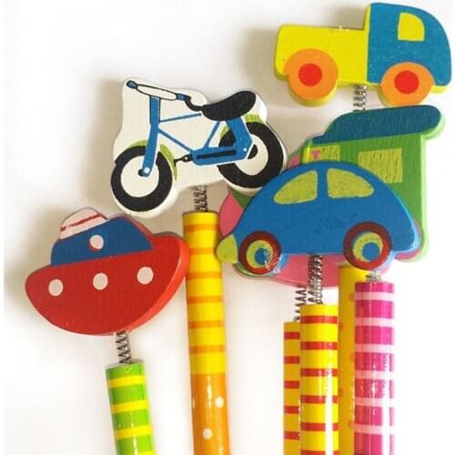 12pcs/pack Eraser Pencil Student Stationery Pencil Cartoon Pencil Study Office Stationery School Supplies