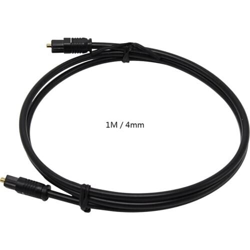 1m4mm Digital Optical Audio Cable Toslink 1m SPDIF Coaxial Cable for Amplifiers Blu-ray Player Xbox 360 Soundbar Fiber Cable