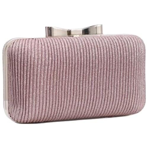 2020 fold evening clutch bags bow bling wedding banquet purse crossbody bags for women dinner bags drop shipping LXG12