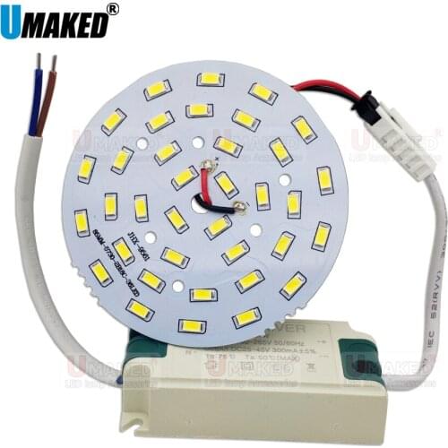 3-100W 5730 SMD Light Board Led Lamp Panel For Ceiling + AC 100-240V LED power supply driver,led lighting source, led PCB board