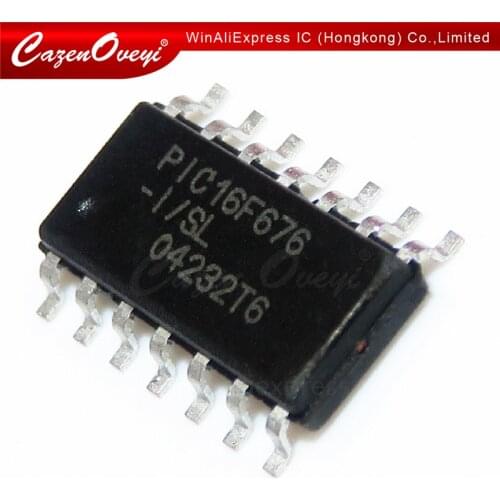 4pcs/lot PIC16F676-I/SL PIC16F676 SOP-14 new original In Stock