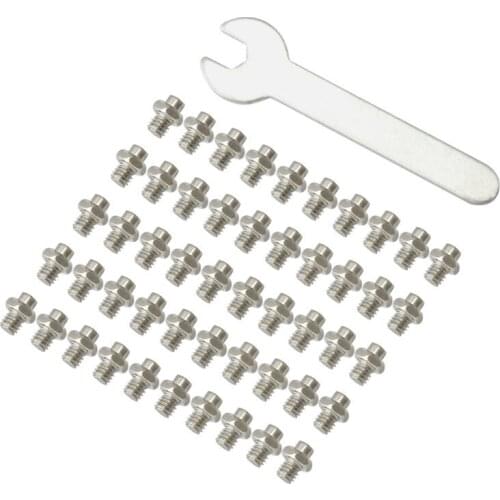2021 New 50 Pieces Road MTB Pedal Anti-slip Screws with Wrench for MTB Accessories