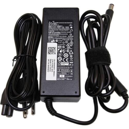 HUIYUAN compatible with Dell 90W AC Adapter 1545 1555 1564 1570 1520 1521 1525 1526 Power Supply Cord Plug 90 Watt