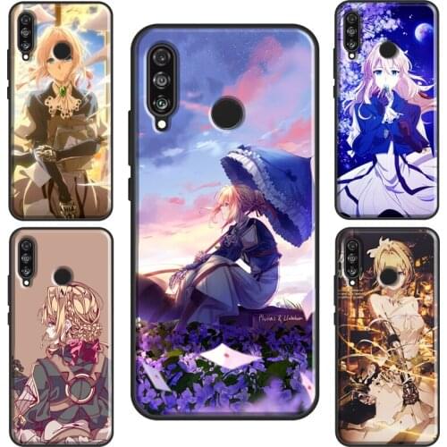 Anime Violet Evergarden Case For Huawei Nova 5T P20 P40 P30 Lite Mate 10 P Smart 2019 Y6 Honor 9X 8X 8A 10i 20