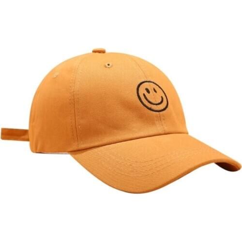 LVYI30 Adult womem Smile embroidery baseball cap New men casual cotton sport snapback hat Trucker cap Dad Fitted