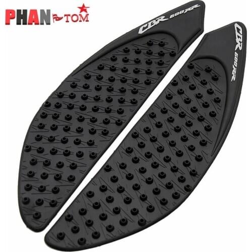 For Honda CBR600RR CBR 600 RR 2007-2012 Motorcycle Tank Pad Protector Sticker Decal Gas Knee Grip Tank Traction Pad Side