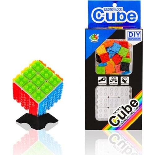Puzzle Magic Cube Building Blocks Cubes 3x3x3 3*3*3 Speed Bricks Magico Puzzle Cubo Professional Easy Learning Educational Toys