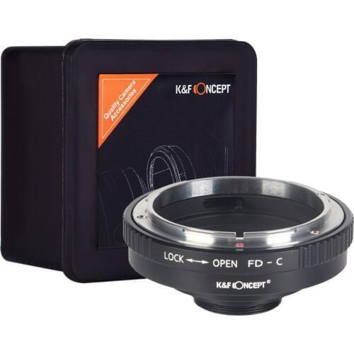K&F Concept Lens adapter ring For Canon FD Lenses to C Mount Camera Adapter