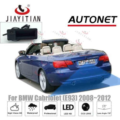 JIAYITIAN Trunk Handle camera For BMW 3 Series E93 2008 2009 2010 2011 2012 2013 Rear View camera backup CCD Night Vision camera