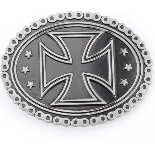 The cross design simple belt buckle Belt accessories decorative buckle