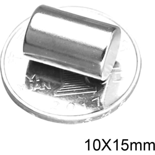 2/5/10/20/30/50pcs 10x15 mm Neodymium Strong Magnet 10mmX15mm Permanent Round Magnet 10x15mm Powerful Magnetic Magnets 10*15