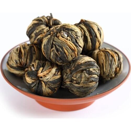 Organic Yunnan FengQing Dian Hong Dianhong Handmade Dragon Pearl Chinese Chinese Tea 250g / 500g