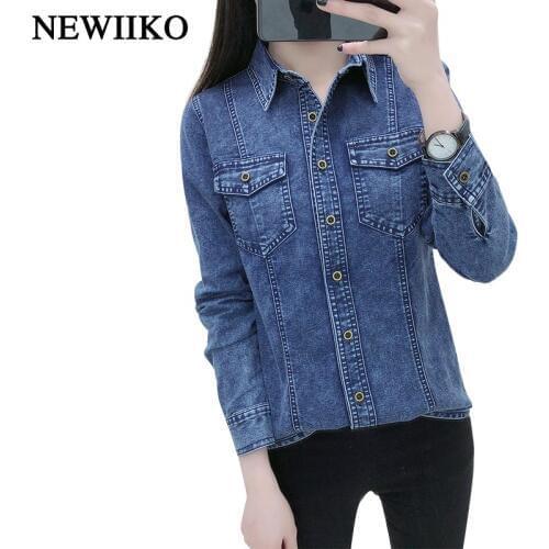 NEWIIKO Women's Blue Shirts