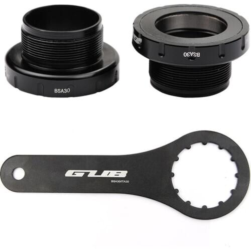GUB BSA30 Bottom Bracket 30mm Axle MTB Road Bike Bearing Cup For SRAM Rotor Aluminum alloy 68MM 73MM 34.798MM BSA Frame Crankset