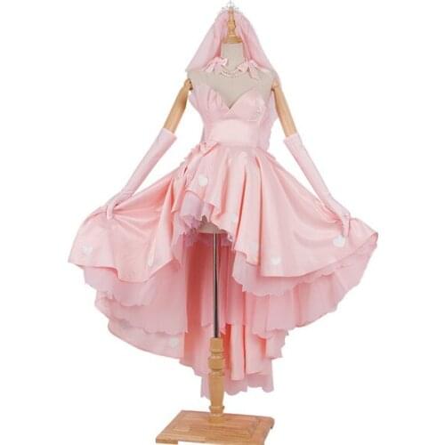 Popular Game Girls Frontline Cosplay Costume MK23 Pink Wedding Dress Lovely style full sets A