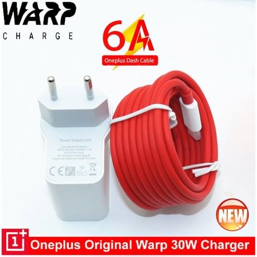OnePlus Warp Charger 30W 7Pro 7T Pro Power Adapter Warp NEW FAST Charger Type-C Cable Quick Charge 6A For OnePlus 7 6 6T 5 5T 3T