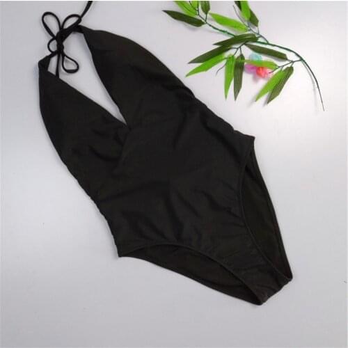 Female Sexy One Piece Swimsuit Swimwear Solid Bodysuit Crochet Bandage Off Shoulder Beach Wear Bathing Suit Monokini Swimsuit