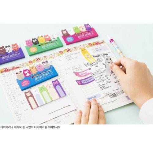 1pack/lot Rose Blue Purple Green Five Columns Mini Notes Four Random Memo Notebook Stationery