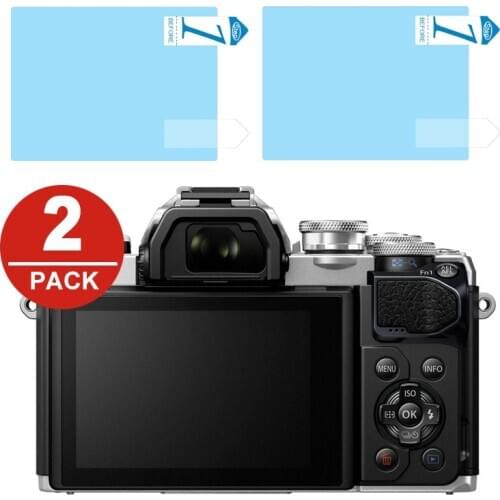 2x LCD Screen Protector Protection Film for Olympus E-M1 E-M5 E-M10 Mark II III E-PL9 E-PL8 E-PL7 E-P5 EP3 TG-5/4/3 EPL6/5 E-PM2