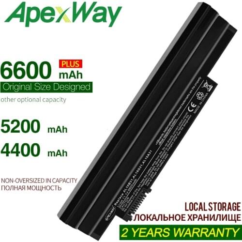 6Cells New Laptop Battery For Acer Aspire One 522 722 AO522 AOD255 AOD257 AOD260 D255 D257 D260 D270 Happy, Chrome AC700 AL10B31