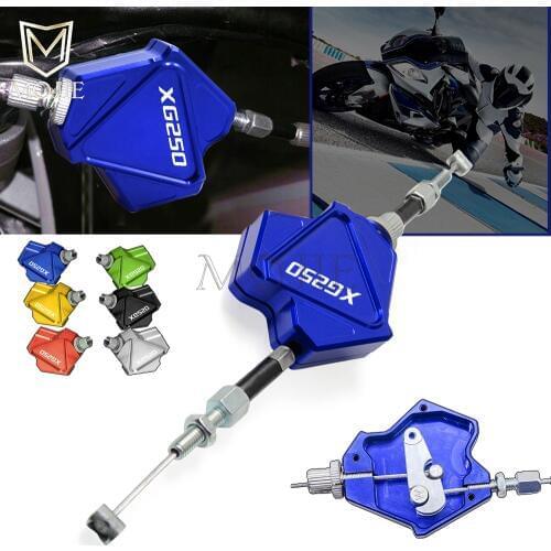 Motorcycle CNC Aluminum Stunt Clutch Lever Easy Pull Cable System For YAMAHA XG250 XG 250 TRICKER 2004-2010 2005 2006 2007 2008