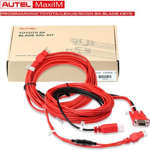 Autel MaxiIM TOYOTA 8A BLADE AKL KIT Non-Smart Key All Keys Lost Adapter Use with APB112 & G-Box2 For IM508 IM608 Key Programmer