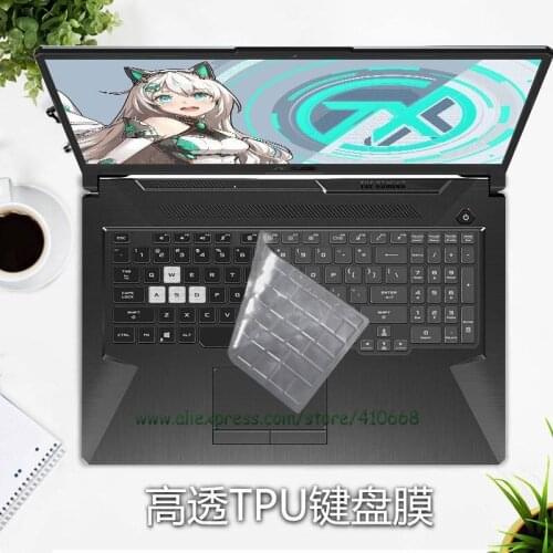 Clear TPU Keyboard Cover skin For ASUS TUF Gaming A15 FA506 FA506iu FA506iv Fa506ii / Asus TUF A17 FA706 FA706iu Fa706ii Laptop