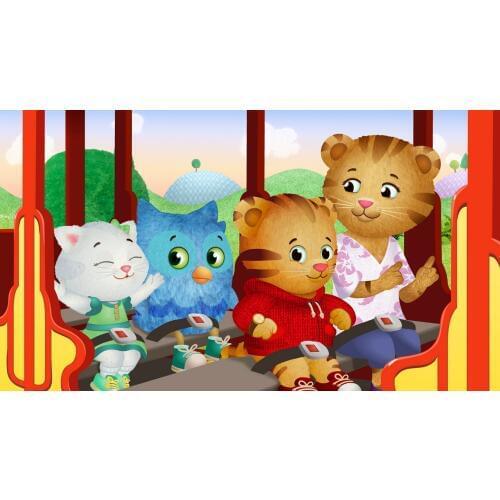 Cartoon Daniel Tiger owl baby shower photo backdrop High quality Computer print party backgrounds