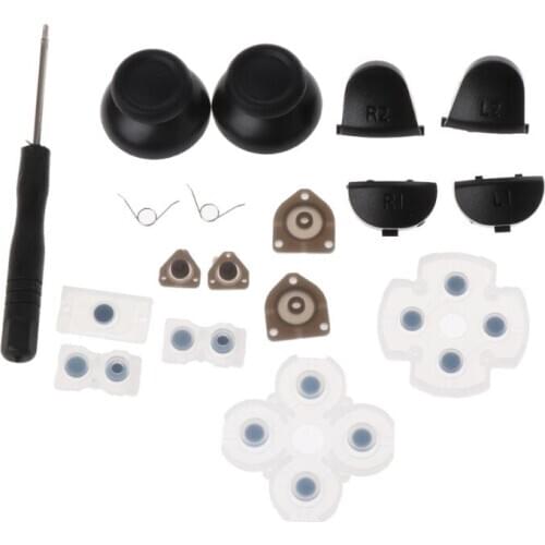 Trigger Buttons Analog Thumb Stick Conductive Rubber JDS-001 For PS4 Controller