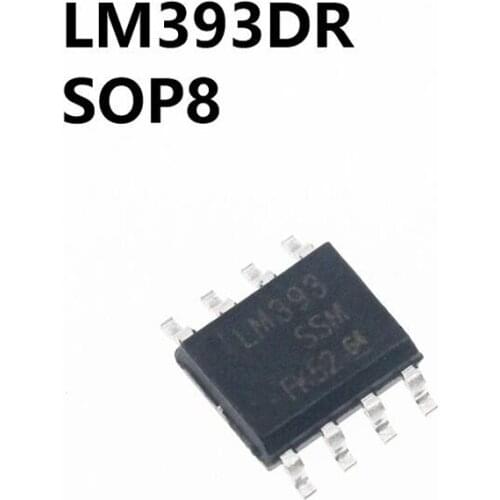 10PCS LM393 SOP8 LM393DR 393 SOP-8 SOP SMD new and original IC Chipset