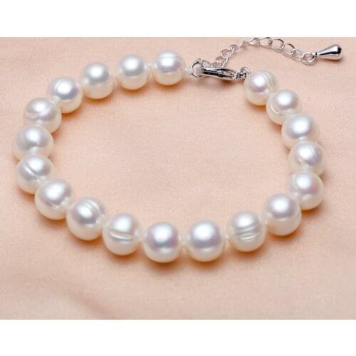 Wholesale NEW Natural Freshwater Pearl White Multicolor Pearl Bracelet