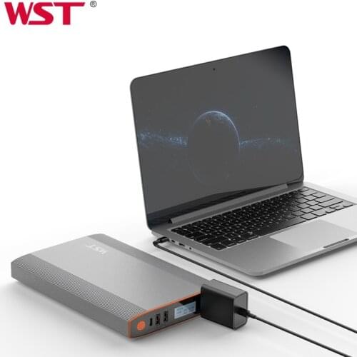 Poratble Lithium Battery Power Station 120W Laptop Phone Charger PD Quick Charge with LCD Display Backup Power Station