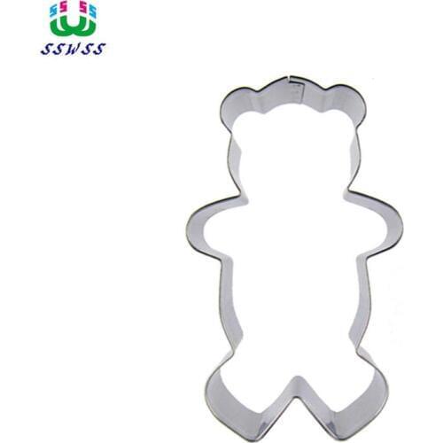 Direct Selling,Little Bear Shape Cake Decorating Fondant Cutters Tools,Cartoon Animal Cake Cookie Biscuit Baking Molds