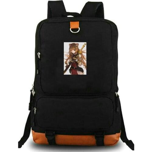 Raphtalia Backpack The Rising Of The Shield Hero Schoolbag Rucksack Outdoor School Bag Laptop Day Pack