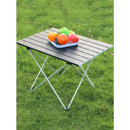 Bearing 20kg weight super light aluminium detachable portable outdoor picnic carry away strong compact table