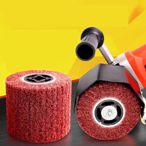 Pulling wheel polishing wheel bull blocker grinding wheel scouring pad wheel polishing fiber nylon wheel